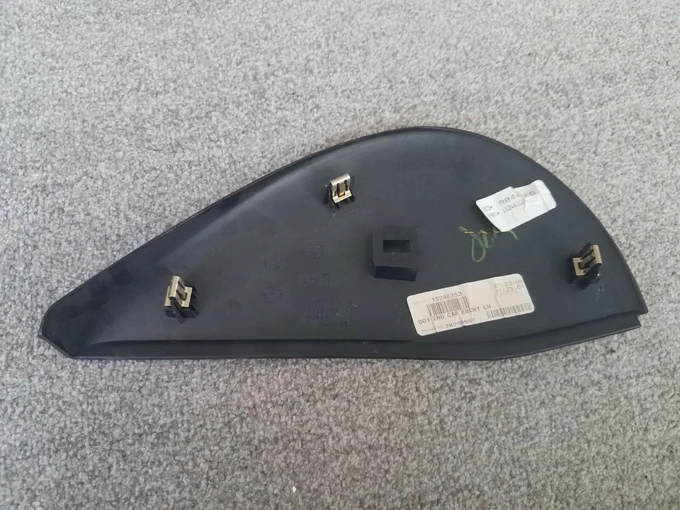 2009 Chevrolet Cobalt front dash left end cap OEM black - Image 2 of 3