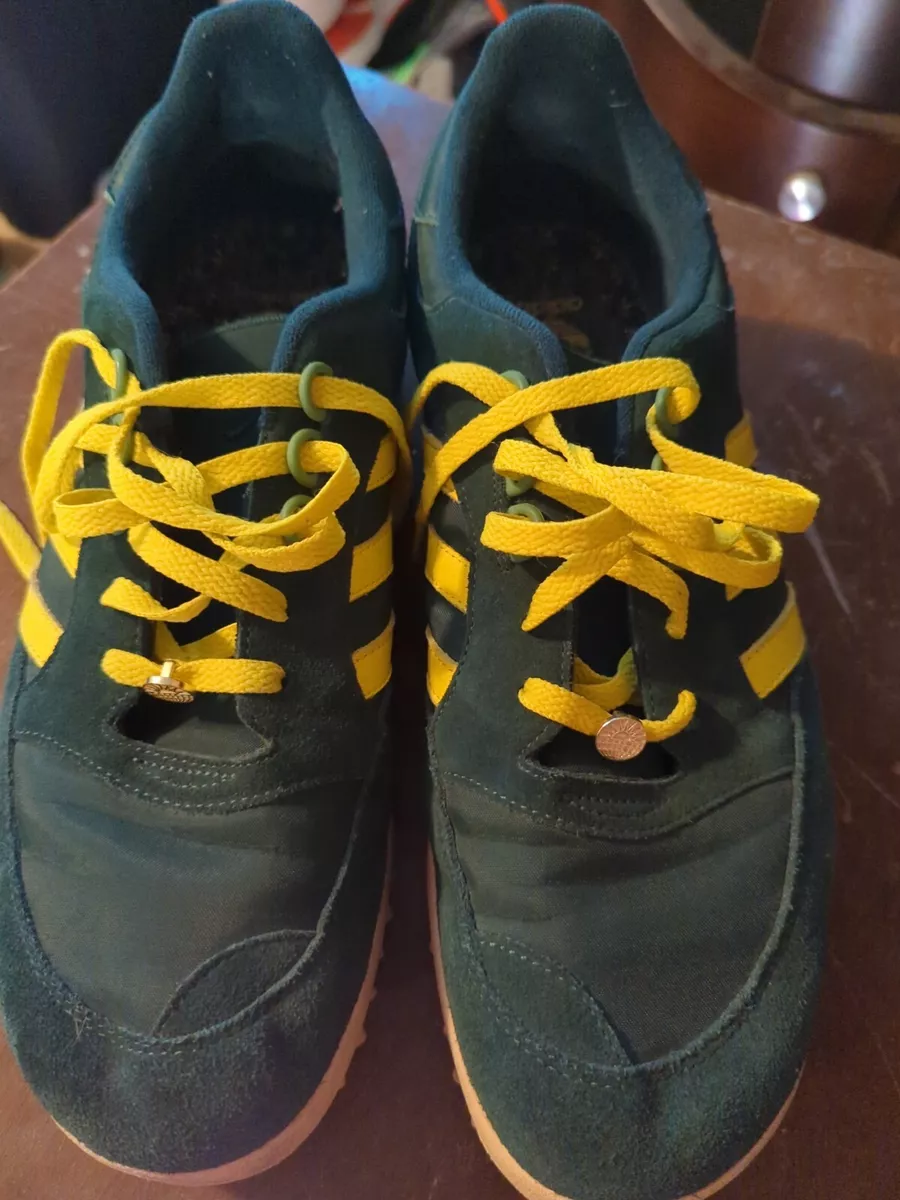 Adidas yellow store green shoes