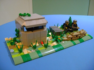 lego ww2 bunker
