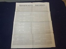 1848 NOVEMBER 11 MASSACHUSETTS PLOUGHMAN - TAYLOR ELECTED- THANKSGIVING- NP 5156