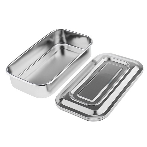 2x Nadelbox Aus Medizinischem Stahl Für Instrumente Chirurgische - Photo 3/10