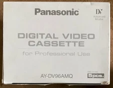 Panasonic Digital Video Cassette  AY-DV96AMQ Full Size Cassettes