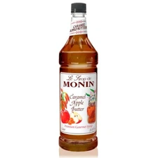 Monin 1 Liter, 33.8 oz Premium Flavoring Syrup (PACK OF 3 BOTTLE )