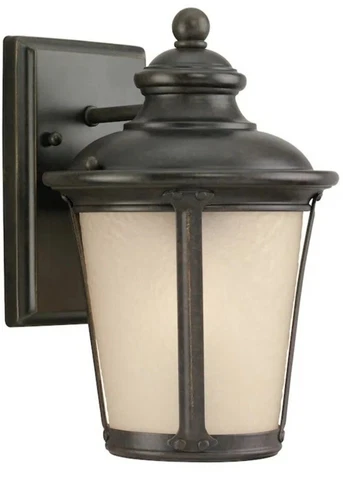 Sea Gull Lighting Single Light Wall Lantern in Burled Iron - 88240-780 | NEW - Picture 2 of 4
