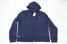 Peter Millar Maven Performance Full Zip Hoodie Jacket Navy Women's Size XL New