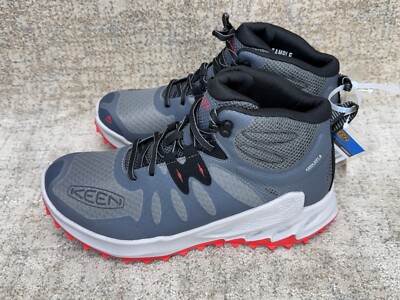KEEN Men's Zionic Mid Height Waterproof All Terrain Hiking Boots Size 9 Gray
