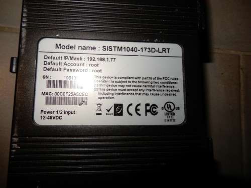Transition Networks SISTM1040-173D-LRT Managed Switch - Picture 7 of 7