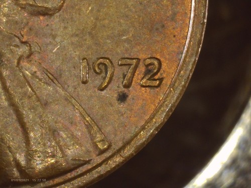 1972 Lincoln Cent Doubled Die Obverse Uncirculated Condition Key Date Error Rare - Picture 5 of 14
