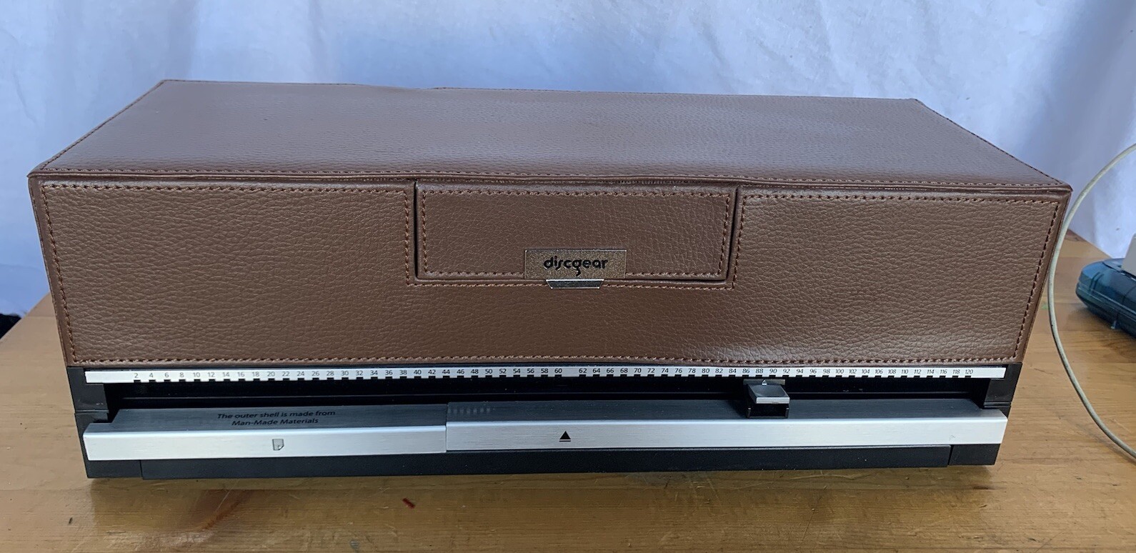 DiscGear Selector 120HD Faux Leather Brown CD DVD Video Game Storage