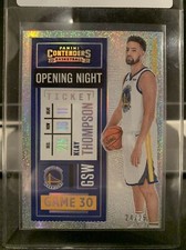 2020-21 Panini Contenders KLAY THOMPSON Opening Night Ticket FOTL 11/25 #72