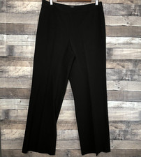 Talbots Stretch Side Zip Sleek Pleated Trouser Dress Pants 10 Brown