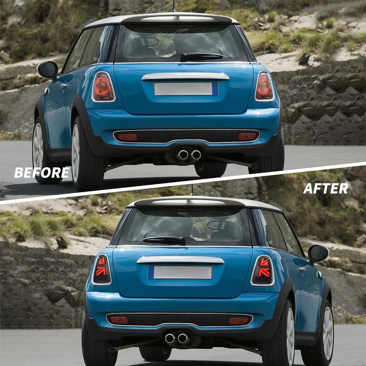 Duokon Éclairage D'immatriculation 1 Paire 12 V 18 SMD LED Plaque D