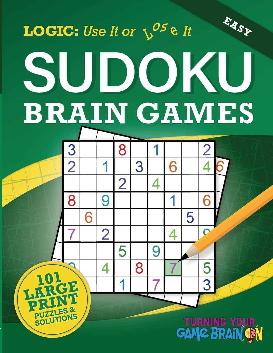 Thumbnail - Easy Sudoku Brain Games Chris Saldrick Taschenbuch Paperback Englisch