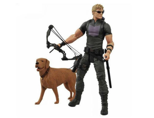 MARVEL SELECT DISNEY STORE AVENGING HAWKEYE ACTION FIGURES TOY COLLECTOR EDITION - Picture 2 of 3