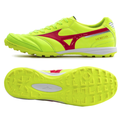 Mizuno Morelia Sala Elite TF Safety Yellow Fiery Cora Futsal Mizuno Morelia Sala Elite TF Safety Yellow Fiery Cora Futsal