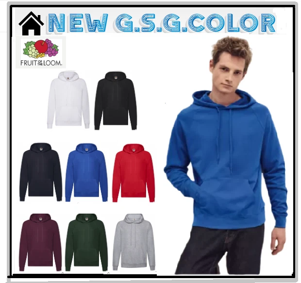 Sweat Homme Léger Avec Capuche Fruit Of The Loom - Photo 1/1