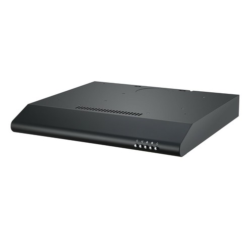 Cookology Visor Cooker Hood 60cm Kitchen Extractor Fan - Black VISOR600BK - Picture 2 of 5