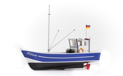 Mowe 2 Nordsee Fischerboot Schneider - Maßstab 1:25 Aero-Naut Holzset - Bild 2 von 8