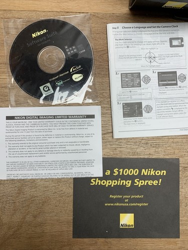 Nikon COOLPIX S570 Kit FOR PARTS ONLY - Not Working Excellent Cosmetic’s - Picture 13 of 17