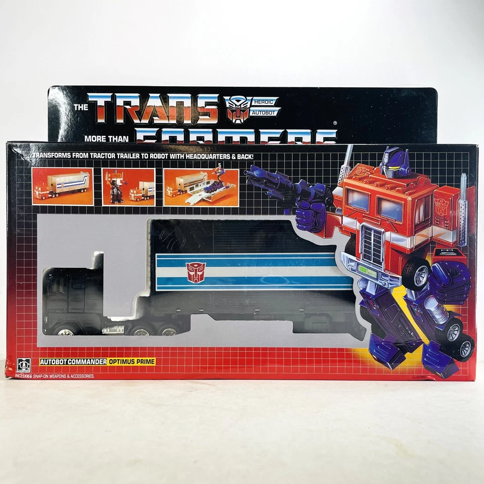 Transformers G1 Black Optimus Prime Transforming Toy Figure K.O.Version NEW BOX - Image 2 of 4