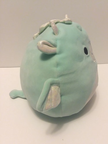 Peluche Miles the Dragon 8" Squishmallow peluche verde azulado/plateado 2019 - Imagen 3 de 11