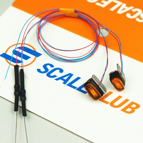 Breite Leuchten Warnleuchten Warnblinkanlagen für Scaleclub 1/14 Zugmaschine LKW - Bild 9 von 15