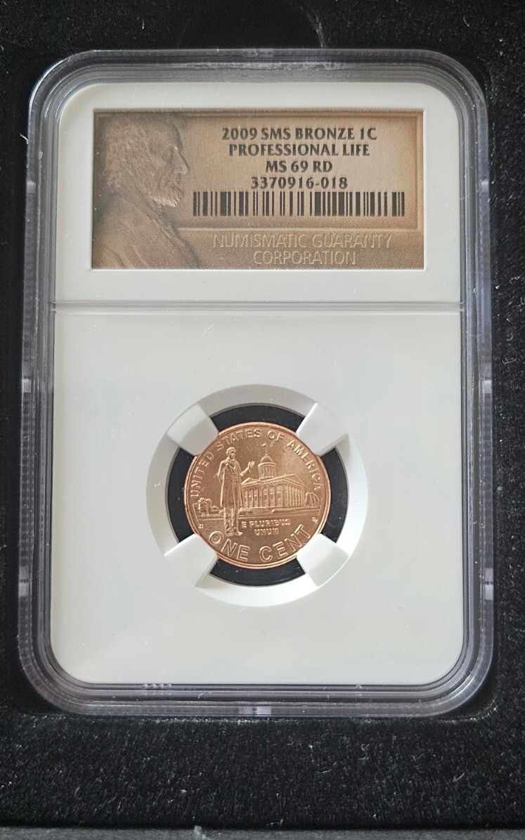 2009 LINCOLN CENT NGC MS69 RD SMS PROFESSIONAL LIFE PENNY TOP POP