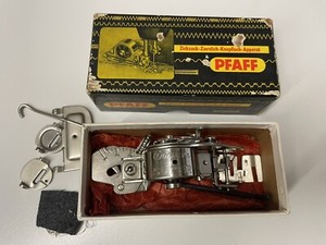Vintage PFAFF WURKER ZickZack Befestigung Low Shank Nähmaschinen ZigZagger