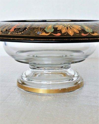 Vintage Bowl Centerpiece Chinese Asian Fruit Bowl Large Hand Painted Designs - Picture 9 of 12