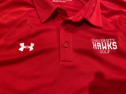 Hartford Hawks Adult Large Under Armour Polo/Golf shirt - Picture 2 of 4