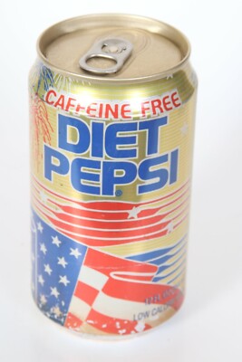Caffeine Free Pepsi soda can - Flag & Fireworks | eBay