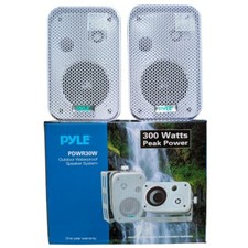  PYLE PDWR30W coppia casse impermeabili bianche 150 watt rms uso interno esterno