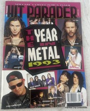 Jan 1993 Hit Parader Rock Magazine Year In Metal Pearl Jam Black Sabbath STP
