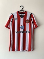 Umbro Sunderland 2007/2008 Home Soccer Jersey Size S