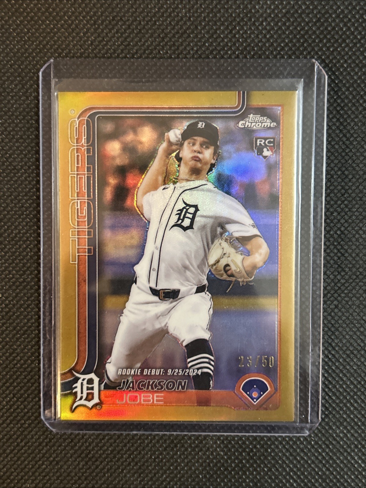 Jackson Jobe 2025 Topps Chrome Update GOLD 23/50 USC48