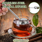 Long-Handle Tea Ball Infuser - Stainless Steel Strainer, Reusable Tea Diffuser