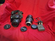 CANON DS1260071 WITH TAMRON AF 1:4-5.6 TELE MACRO LENS AND CHARGER (F