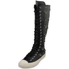 Converse Chuck 70 Xx Hi Womens Knee High Boots in Black Egret