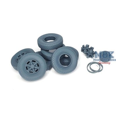 PIMP MY MINIATURES PMM-AFVs35228 Lancia 3Ro road wheels (weighted) w/spare type 