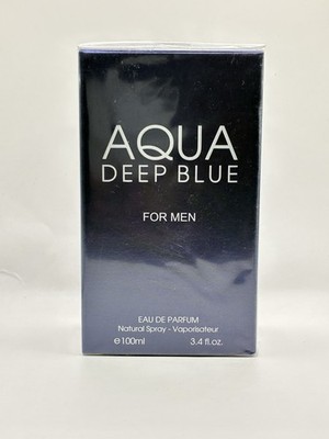 Aqua Deep Blue For Men Eau de Parfum Spray by Fragrance Couture 