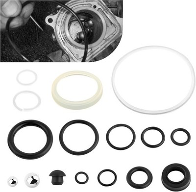 16PCS Floor Jack Repair Sealing Tool Kit,3 Ton Floor Jack O Ring Kit with Oil