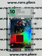 2018 Panini - Auto Ito Smith Illusions Football #114 GEM MT 10