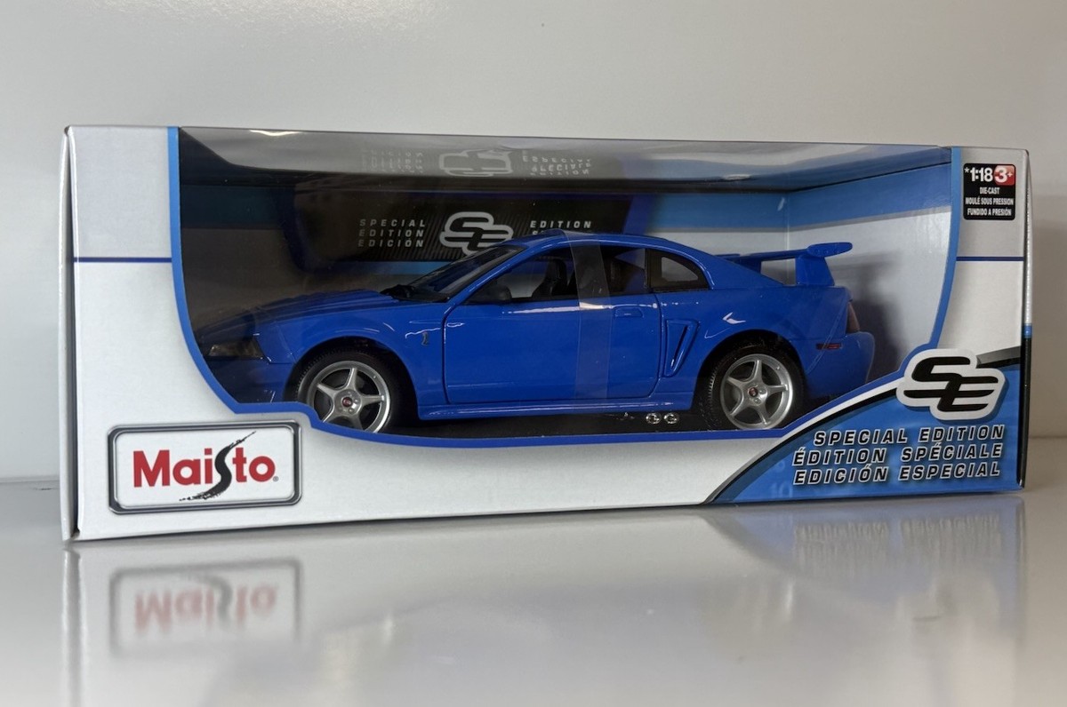 1:18 MAISTO 2000 FORD MUSTANG SVT COBRA R BLUE | eBay