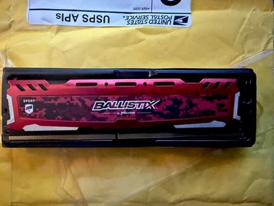 Crucial 8GB DDR4 2666 Desktop DIMM RAM PC4-21300 XMP by micron Ballistix 288pin