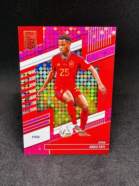 Ansu Fati /25 Pink Disco - 2022-23 Panini Donruss Elite FIFA - Spain Spanien