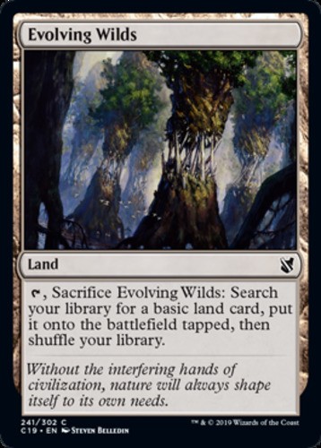 Evolving Wilds Commander 2019 Lightly Played, English