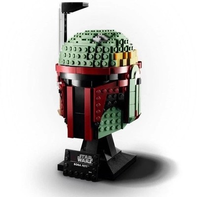 Space Battle Boba Fett Helmet Building Block DIY Assembly Model Bricks Toys Gift