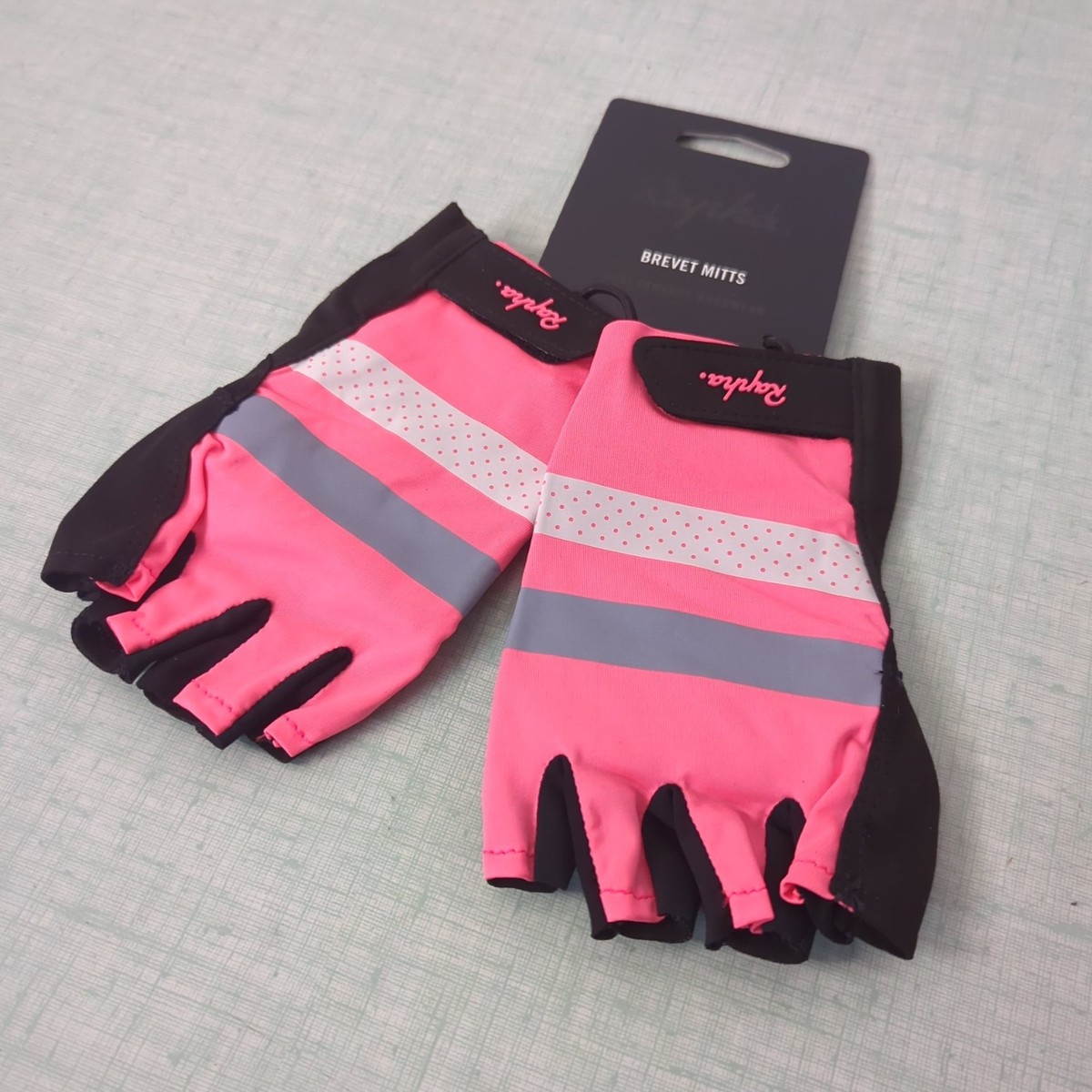 Rapha Brevet Reflective BLK Gloves Grey Black Latest New