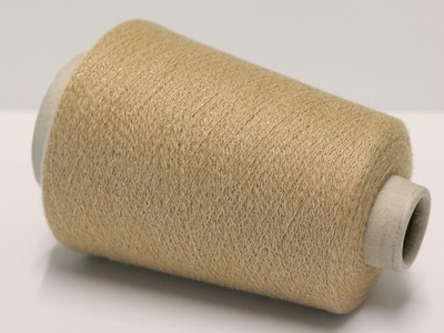K30 (180 /kg) 250g CRYSTAL 84% KASCHMIR BEIGE-GOLD-SAND (23) Zwirn Wolle Garn