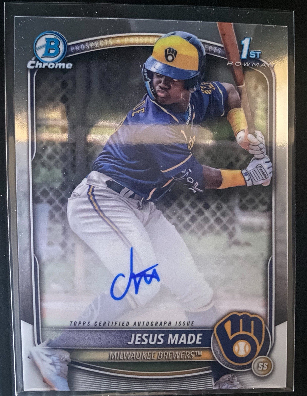 2025 Bowman - Chrome Prospect Autographs Jesus Made #CPA-JM (AU, RC)
